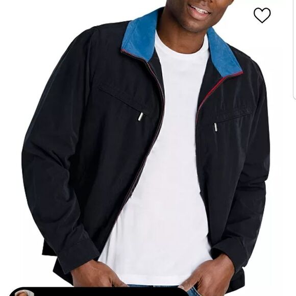 Mens London Fog Tower Microfiber Golf Jacket Medium nwt - Picture 6 of 12